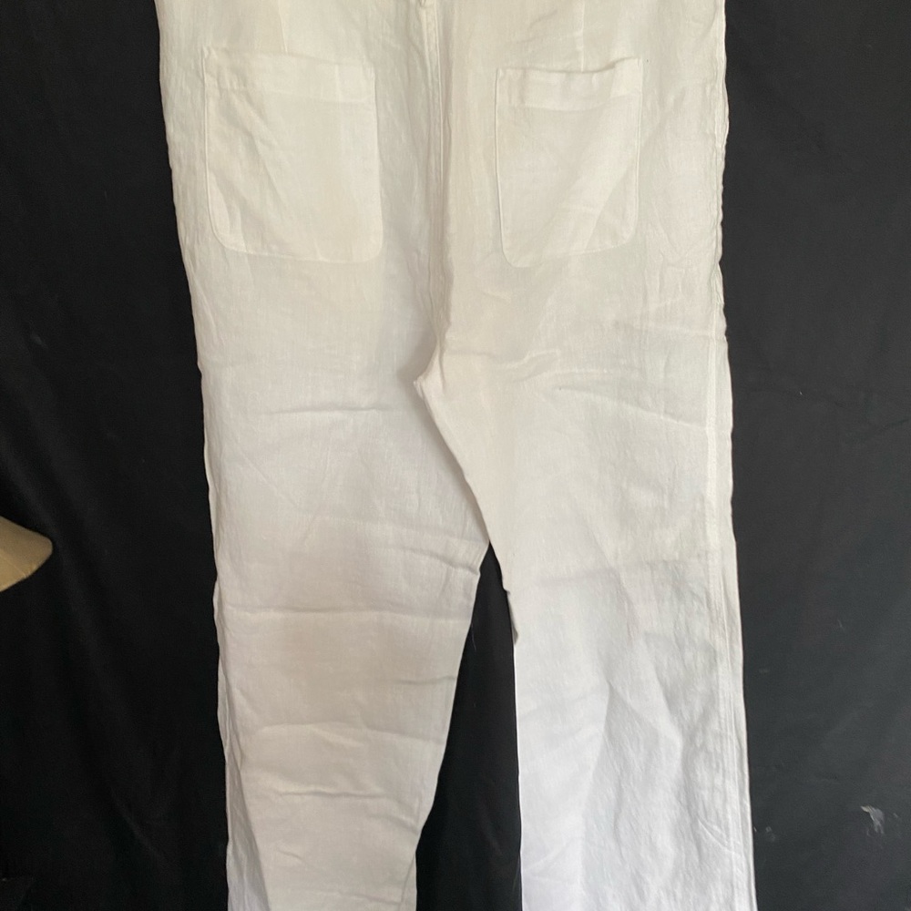 Ralph Lauren White Linen Pants